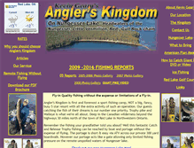 Tablet Screenshot of anglerskingdom.com